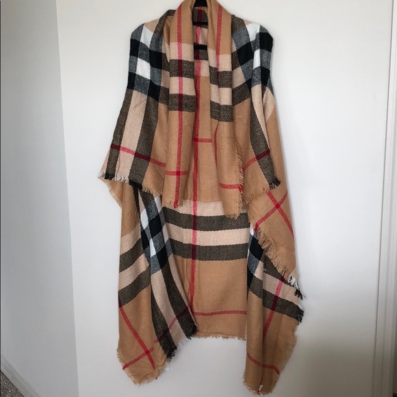 1 left! Camel Plaid Vest - Picture 4 of 4